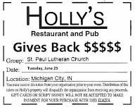 Holly's Give Back Night