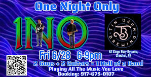 One Night Only at Tin Barn !