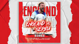 England VS Serbia - Euro's Football 2024 - Sun 16th June - Bomba - Exeter Quay