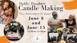 Daddy/Daughter Candle Making