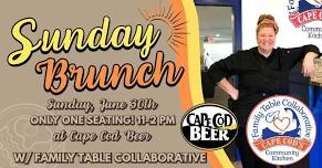 Sunday Brunch w/ Family Table Collaborative at Cape Cod Beer!