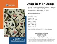 Drop in Mah Jong