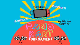 Mario Kart Tournament at Muir Library