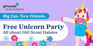 Unicorn Party for Girl Scouts of Kentuckiana