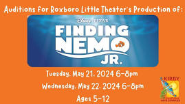 Auditions: Finding Nemo Jr. (Ages 5-12)