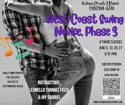 WEST COAST SWING NOVICE: 4-WK THURS EVENING WKSHOP