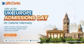 UK Europe Admissions Day