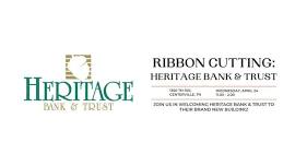 Ribbon Cutting: Heritage Bank & Trust