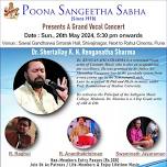 A Grand a Vocal Concert by Dr. Shertallay K. N. Renganatha Sharma