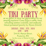 Teacher Appreciation TIKI PARTY - This Sunday!!