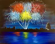 Paint Nite: Madtown Fireworks