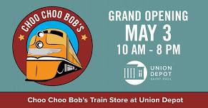 Choo Choo Bob’s Grand Opening Weekend at Union Depot