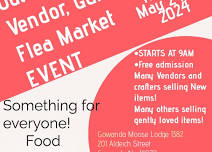 Crafts,Vendors, Garage Sale, Community