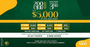 200 Club Reverse Raffle