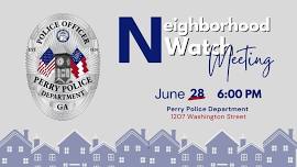 Perry Neighborhood Watch Meeting