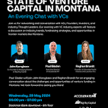 State of Venture Capital in MT - A fireside chat with VCs  — MT High Tech Business Alliance