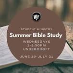 Student Ministry Summer Bible Study