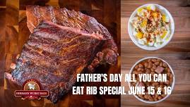 Father's Day Rib Plate Special - Hermann Wurst Haus