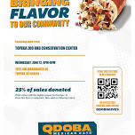 Qdoba Fundraiser for the Topeka Zoo!