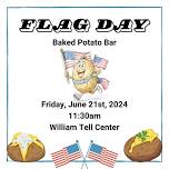 Flag Day Baked Potato Bar