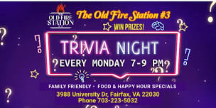 Trivia at The Old Fire Station Fairfax, VA