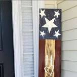 Patriotic Porch Leaner