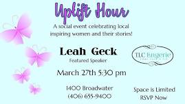 Uplift Hour - A Social Event featuring Leah Geck