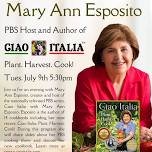 An Evening with Mary Ann Esposito,  PBS Host and Author of 