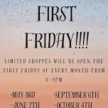 First Friday September 6th