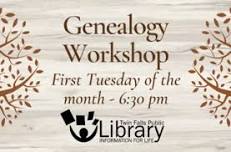 Genealogy Workshop @ Twin Falls Public Library