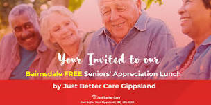 Bairnsdale Free Seniors' Lunch by Just Better Care Gippsland