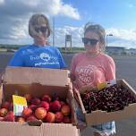 Fresh GA Peaches WA Dark Cherries Blair