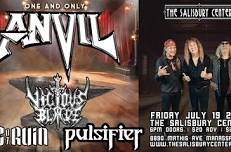 Anvil with special guests Vicious Blade, Pulsifier and Age of Ruin!