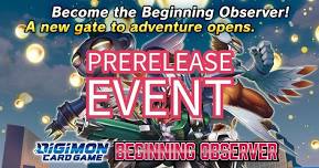 Digimon: BT16 - Beginning Observer - Prerelease Event