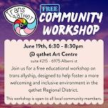 PR – qathet Art Centre: Community Workshop