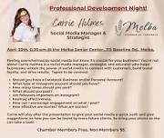 Melba Idaho Chamber of Commerce Professional Development Night