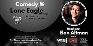 Comedy at Lone Eagle Brewing with Elon Altman!