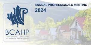 BCAHP Annual Professionals Meeting 2024