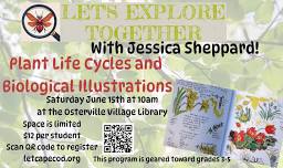 Let’s Explore Together! Plant Life Cycles and Biological Illustrations with Teacher Jessica Sheppard