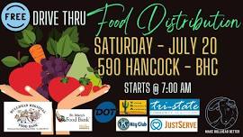 FREE Drive-Thru Food Distribution -July 20