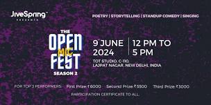 JiveSpring- The Open Mic Fest Season 2