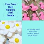 Paint Your Own Summer Bath Bombs