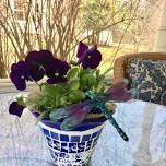 Flower Pot Mosaic Class with Wendy Reich