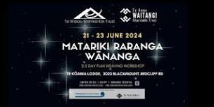 Matariki Weaving Wananga 2024