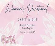 Woman’s Devotional and Craft Night