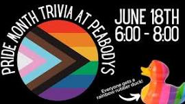 Pride Month Trivia at Peabody’s with Sarah!