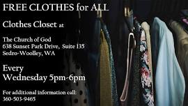 FREE CLOTHES for ALL! Clothes Closet