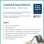 Landlord and tenant event inviting all landlords.