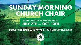 Sunday Morning Church Chair