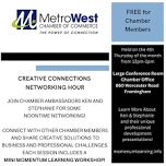 Creative Connections Networking Hour at the Chamber Office!